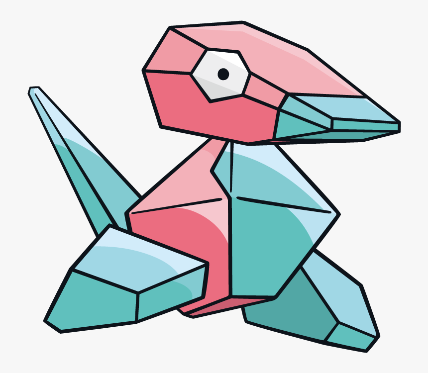 Porygon Pokemon Character Vector Art, HD Png Download, Free Download