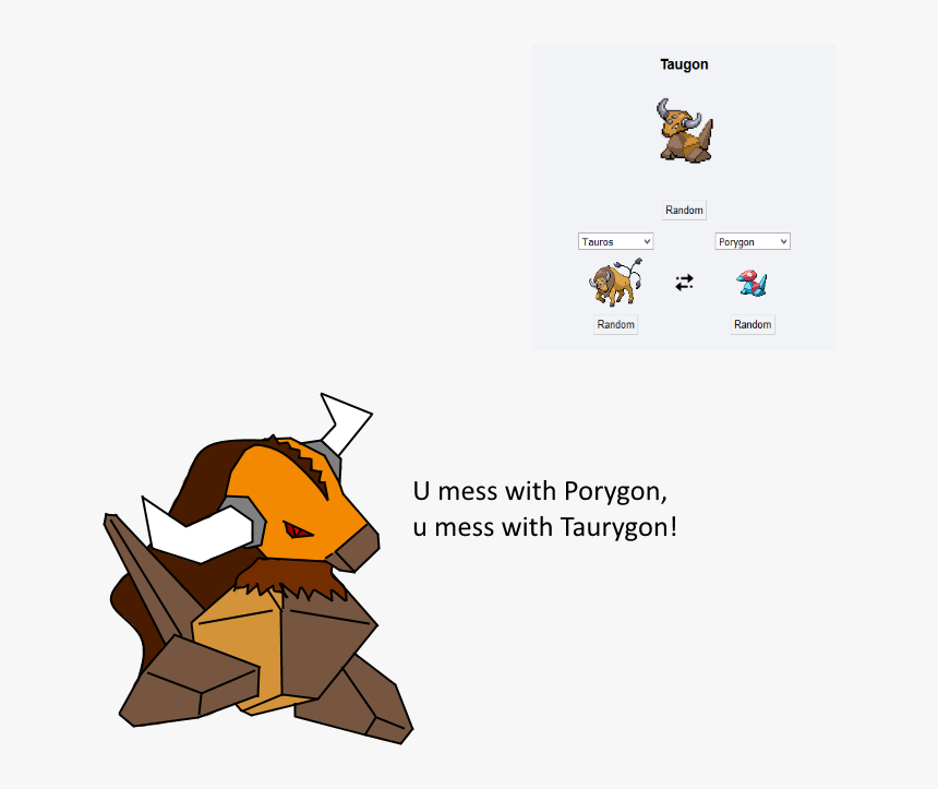 Taurygon Pokémon Fusion, HD Png Download, Free Download