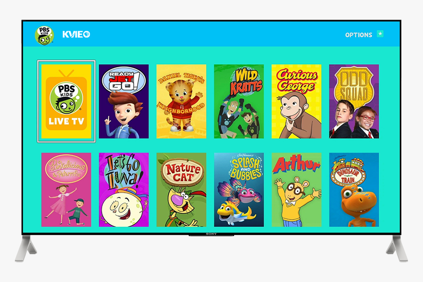 Pbs Kids App On Tv With Roku, HD Png Download, Free Download