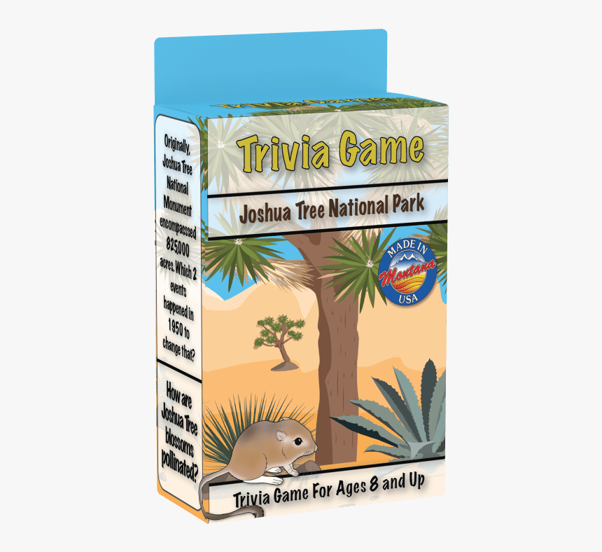 Joshua Tree National Park Trivia Card Game, HD Png Download, Free Download