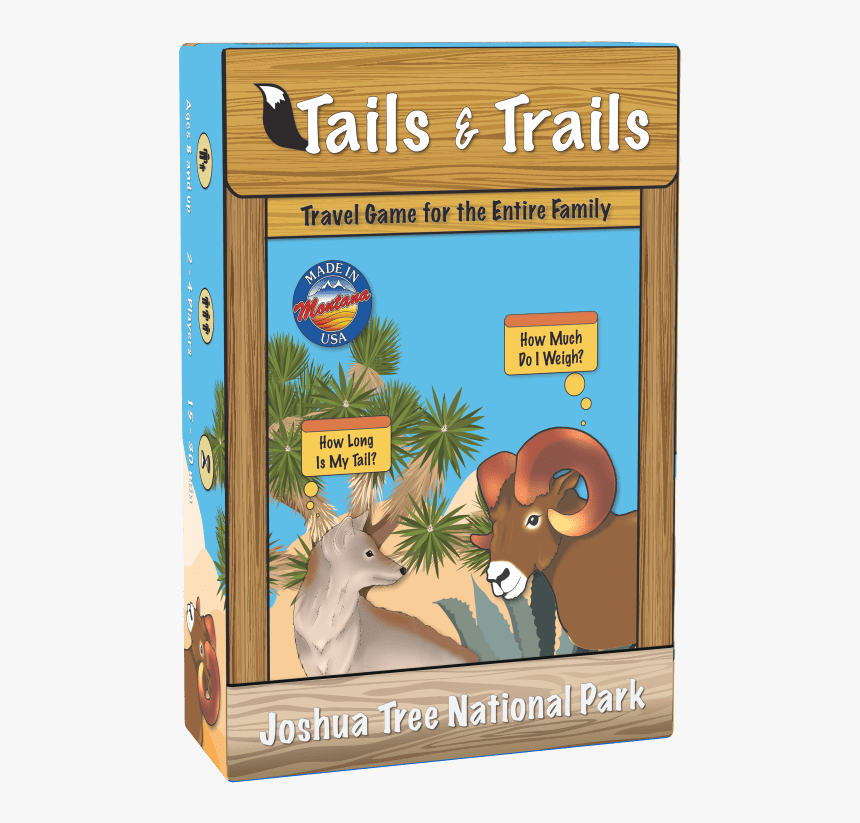 Joshua Tree National Park Tails And Trails Travel Board, HD Png Download, Free Download