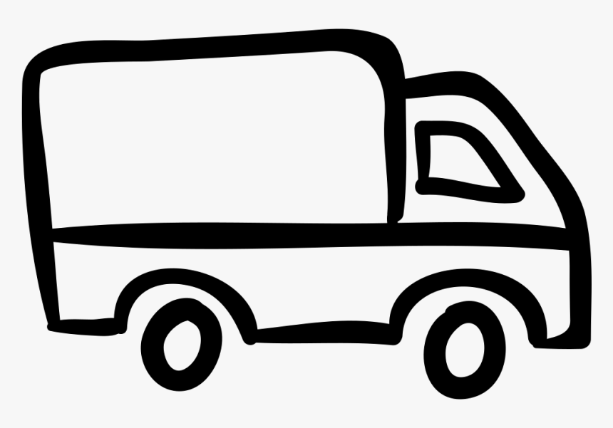 Truck Outline Pointing To Right, HD Png Download, Free Download