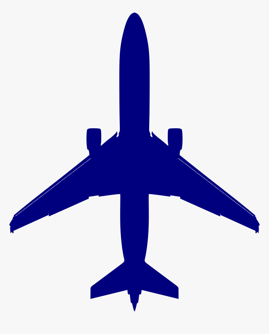 Airplane Clipart Blue, HD Png Download, Free Download