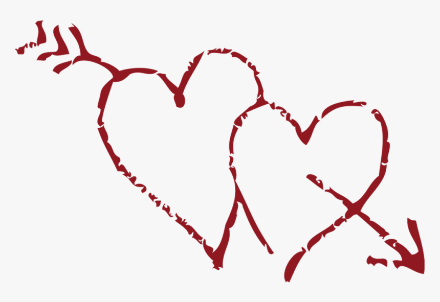 Heart, Red, Outline, Love, Valentine, Day, Romance, HD Png Download, Free Download