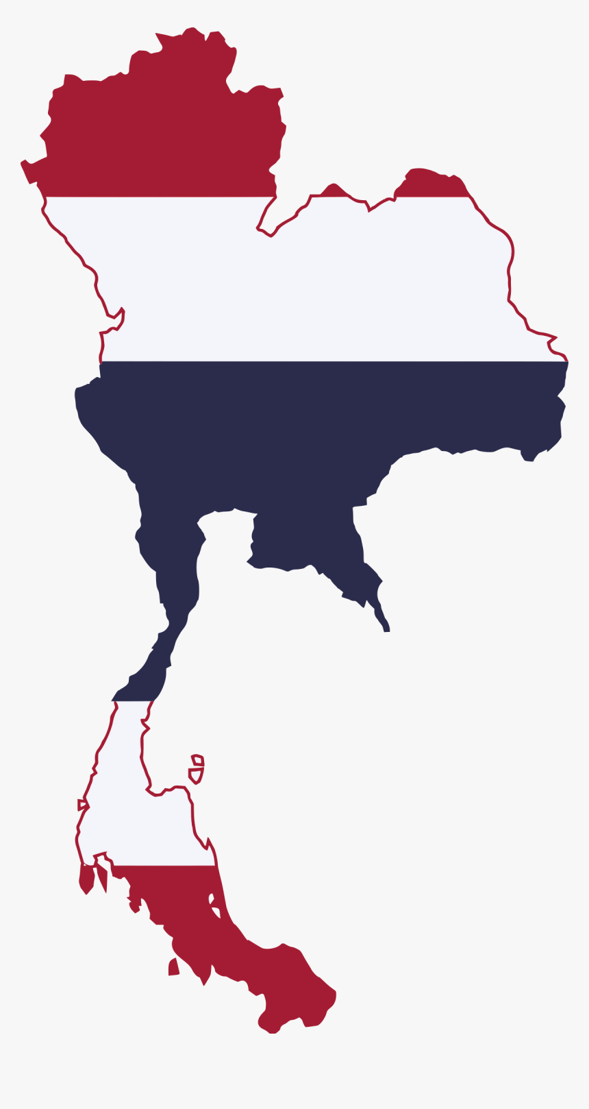 Thailand Map Png, Transparent Png, Free Download