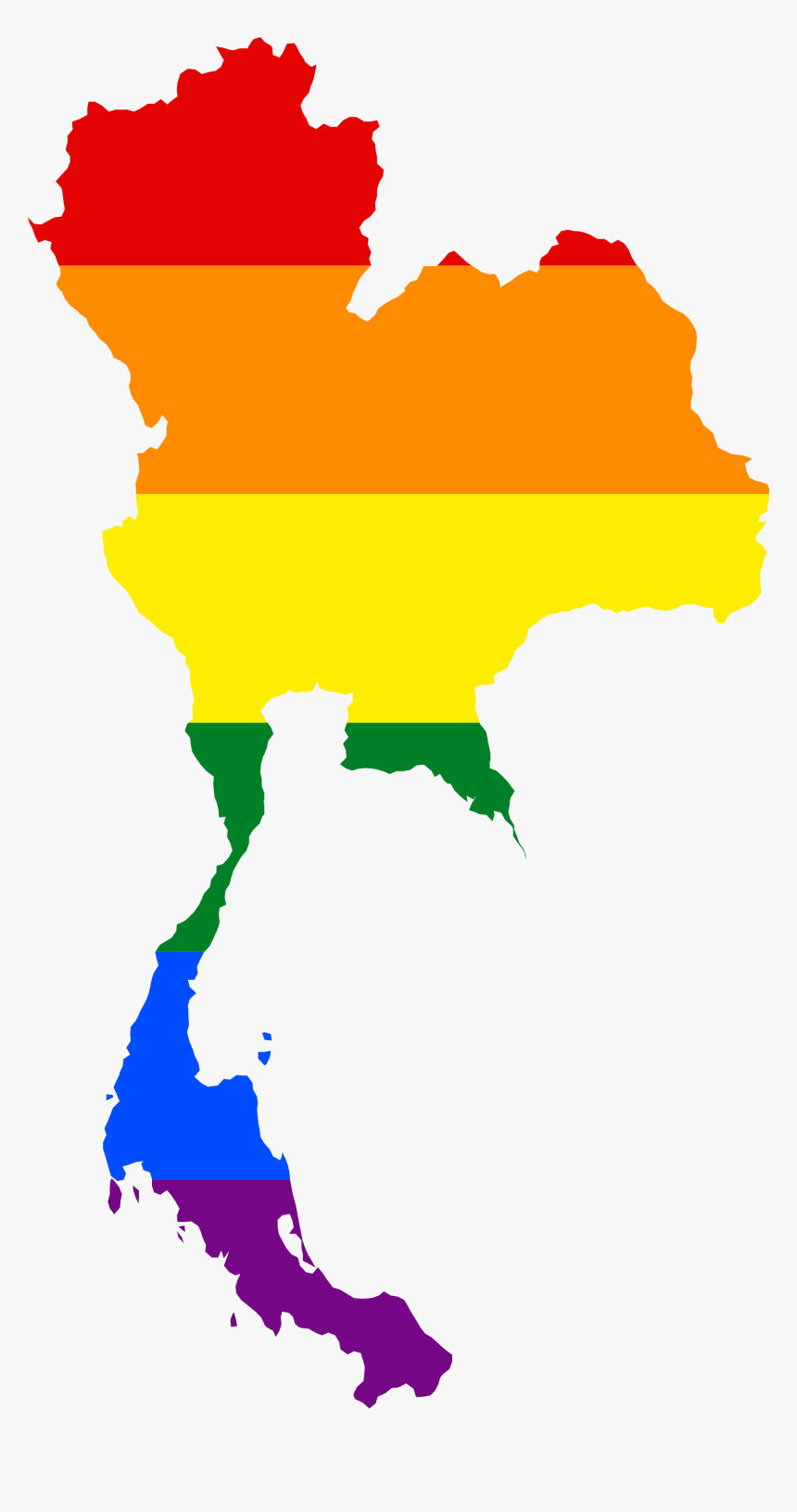 Thailand Map Png, Transparent Png, Free Download