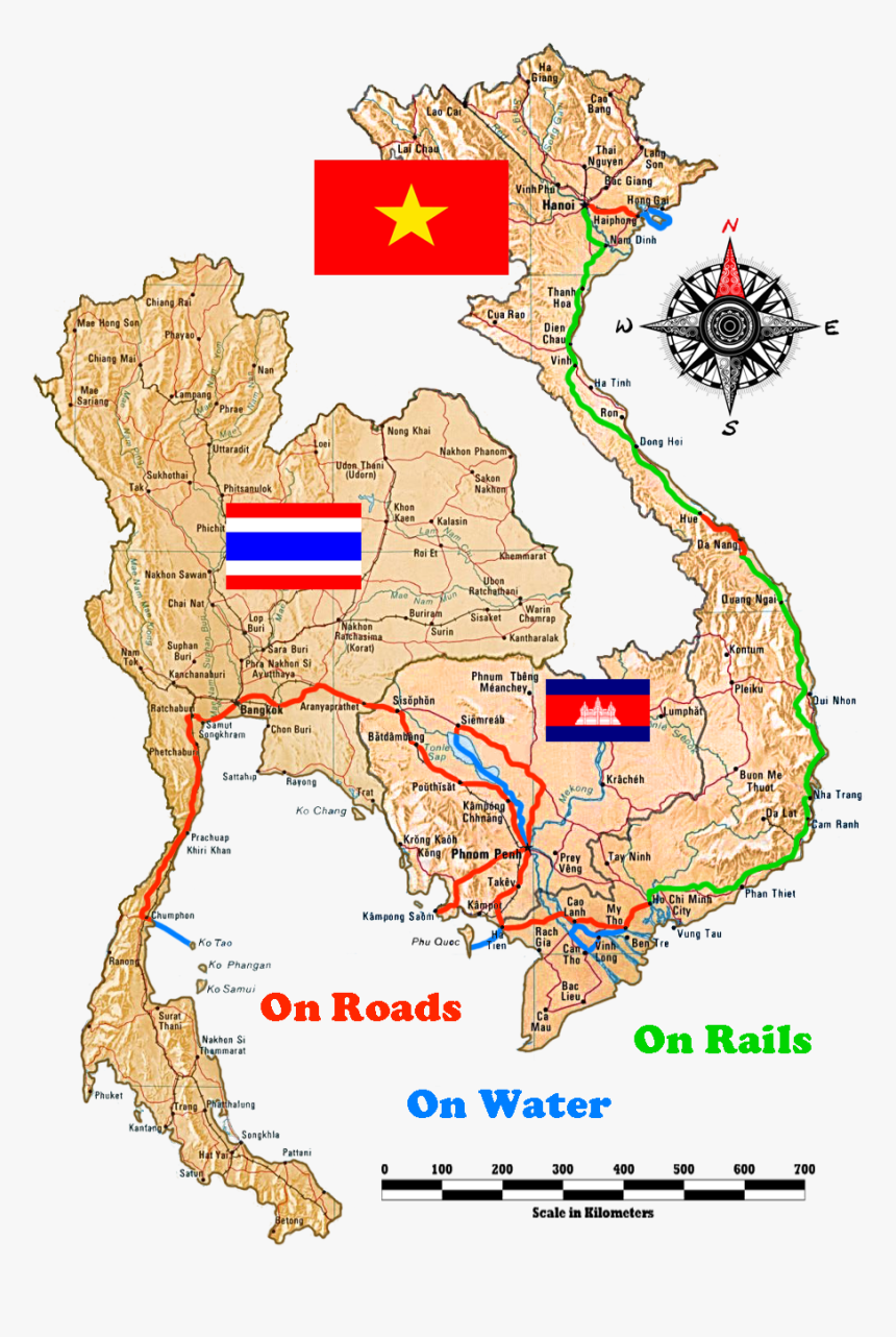 Six Weeks In Vietnam Laos Thailand Cambodia, HD Png Download, Free Download