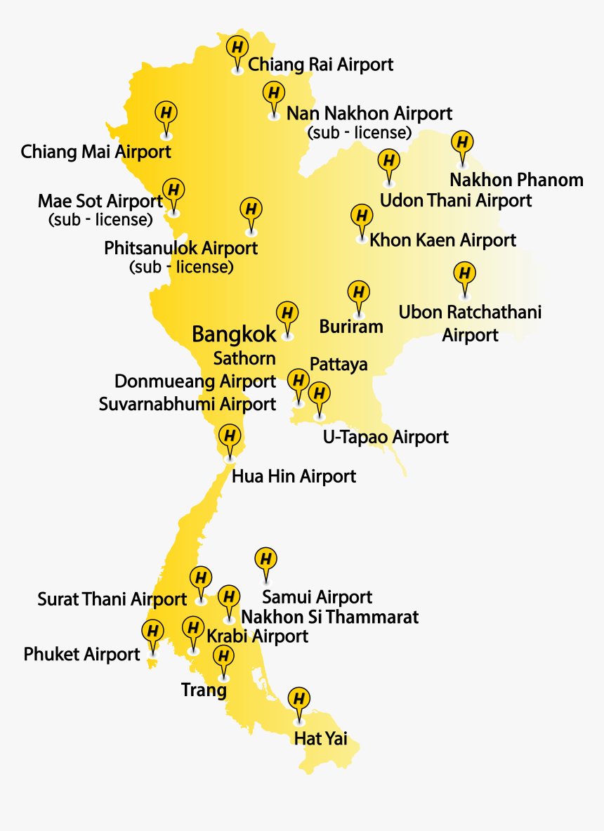 Thailand Map Png, Transparent Png, Free Download