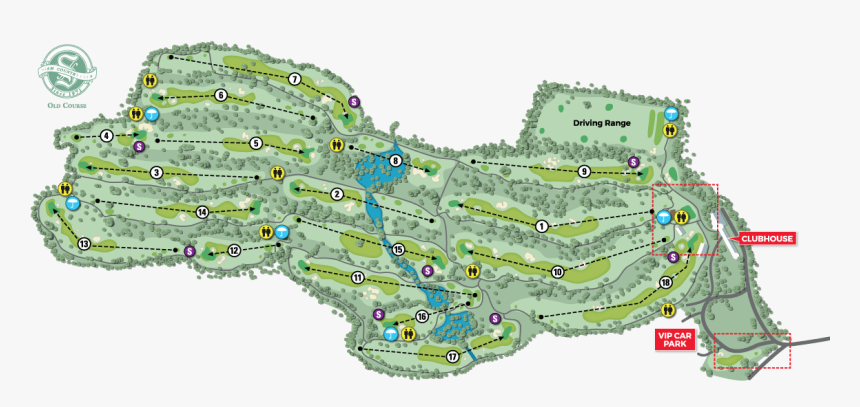 Honda Lpga Thailand 2018 Spectator Map, HD Png Download, Free Download