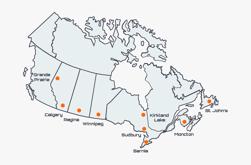 Canada Map Png, Transparent Png - kindpng