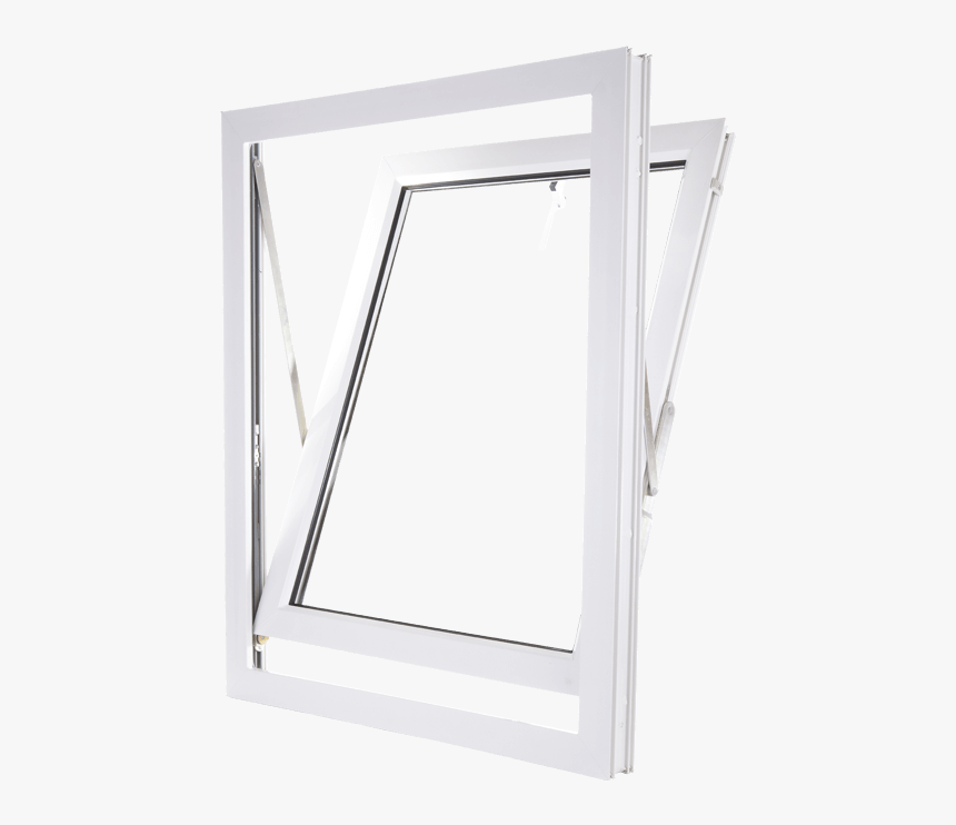 White Upvc Reversible Window Frame, HD Png Download, Free Download