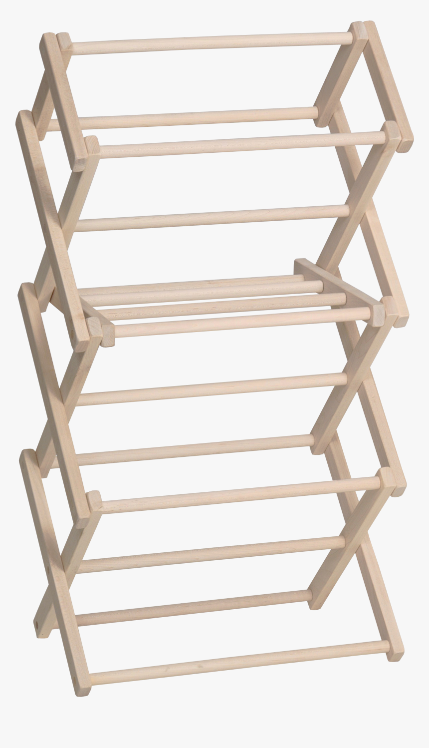 Small Wooden Clothes Drying Rack Heavy Duty 100% Hardwood, HD Png Download, Free Download