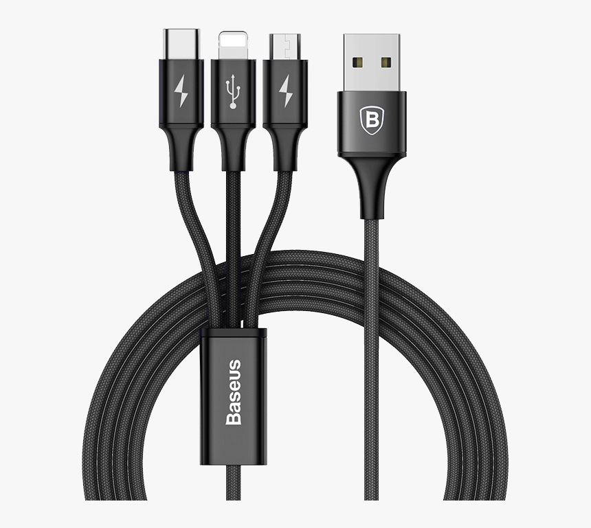 New Trending 3 In 1 Usb Charging Charger And Date Sync, HD Png Download, Free Download