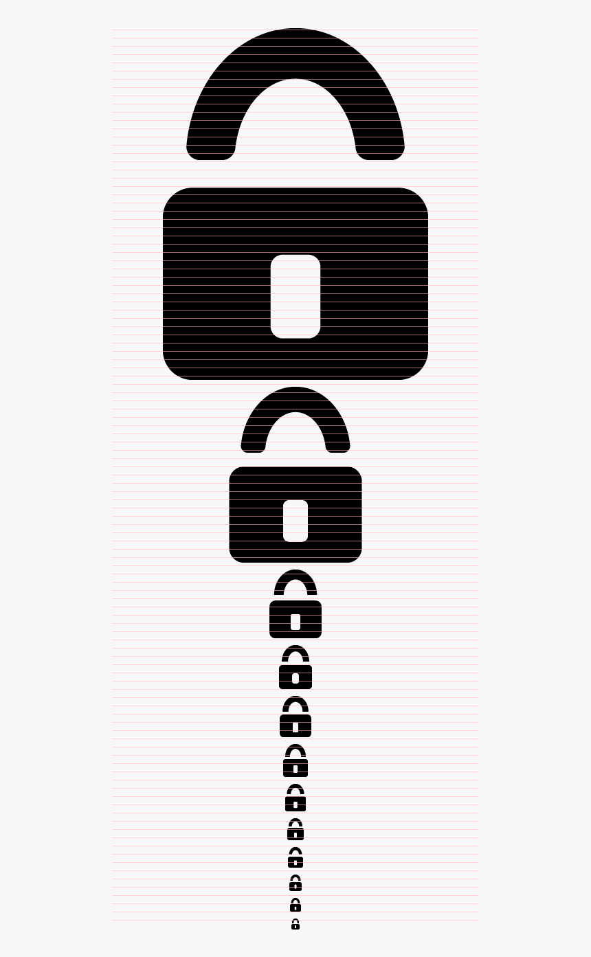 Lock Icon On Behance, HD Png Download, Free Download