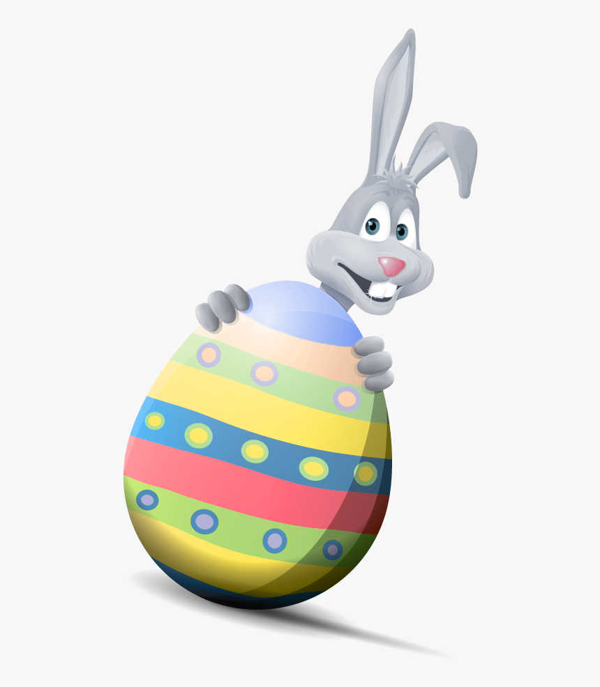 Transparent Easter Bunny With Egg Png Clipart Pictureu200b, Png Download, Free Download