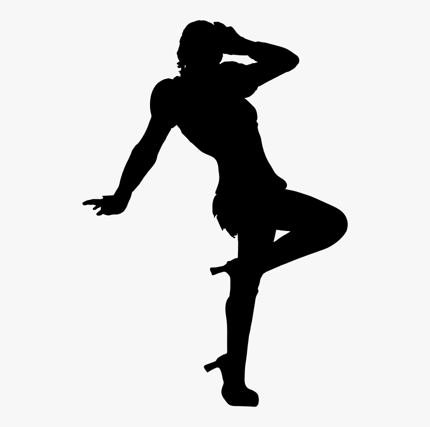 Woman Posing Fashion Silhouette, HD Png Download, Free Download