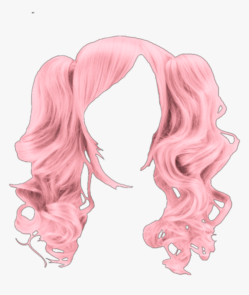 Hair Wig Pigtails Pink Costume Beauty Party Halloweenco, HD Png Download, Free Download