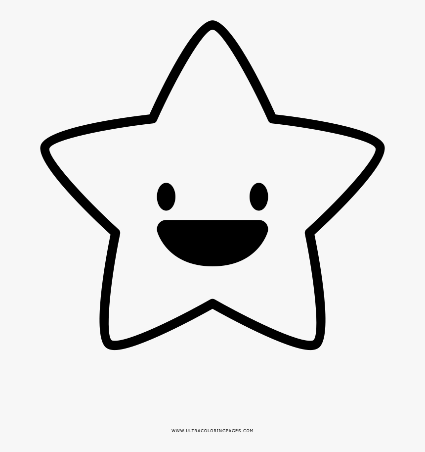 Star Coloring Page, HD Png Download, Free Download