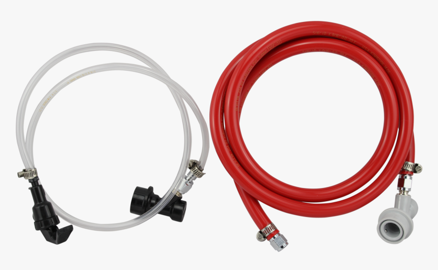 Ball Lock Keg Tubing Kit Pigtails Red White Gas Line, HD Png Download, Free Download