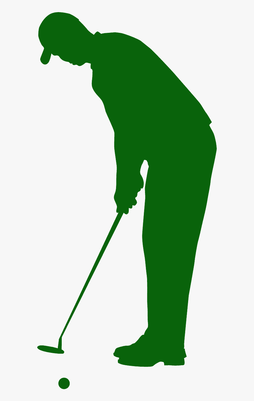 Golfer Silhouette Png, Transparent Png, Free Download