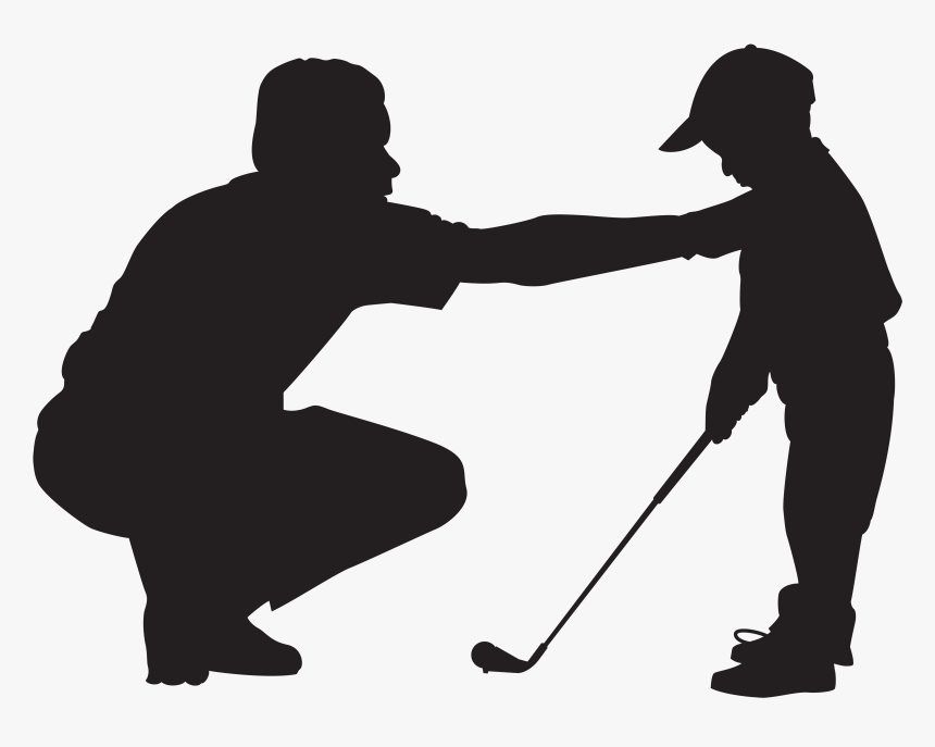 Golfer Silhouette Png, Transparent Png, Free Download