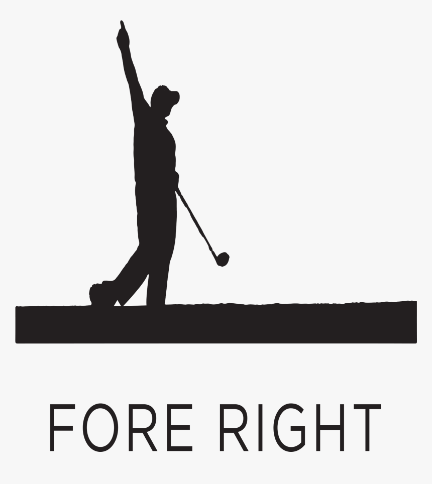 Golfer Silhouette Png, Transparent Png, Free Download