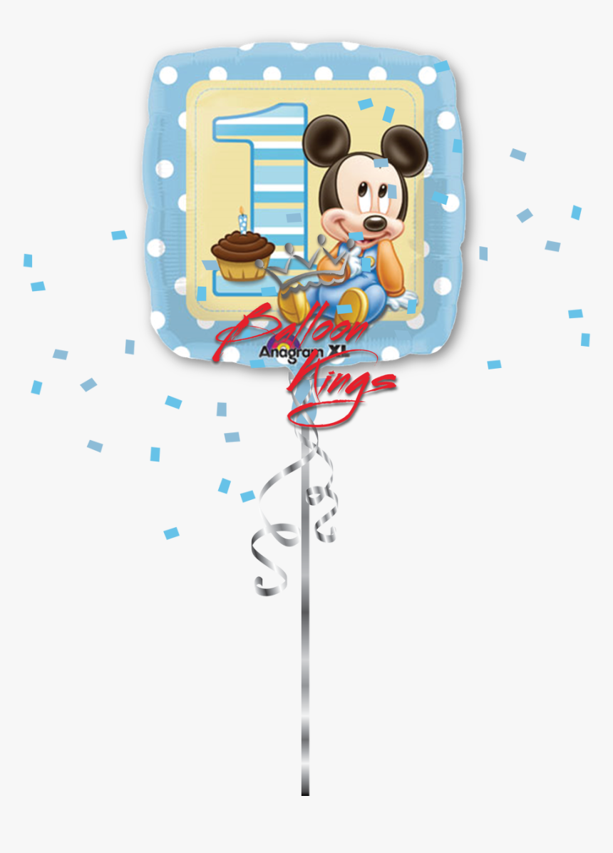 1st Birthday Boy Baby Mickey, HD Png Download, Free Download