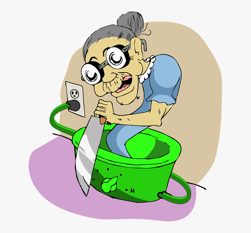 Granny, Ghost, Crock-pot, HD Png Download, Free Download