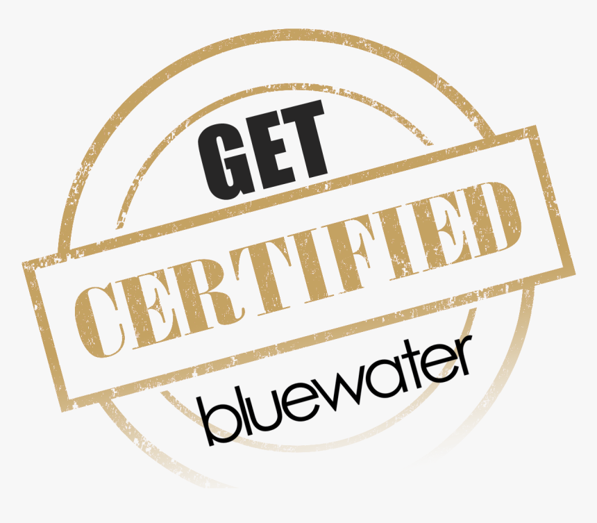 Certified Stamp Bluewater, HD Png Download, Free Download