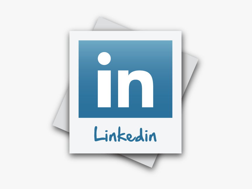 Linkedin Logo In Polaroid Image, HD Png Download, Free Download