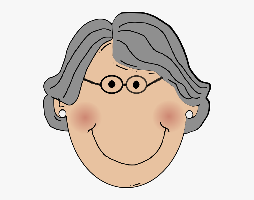 Grandma Clip Art At Vector Clip Art, HD Png Download, Free Download