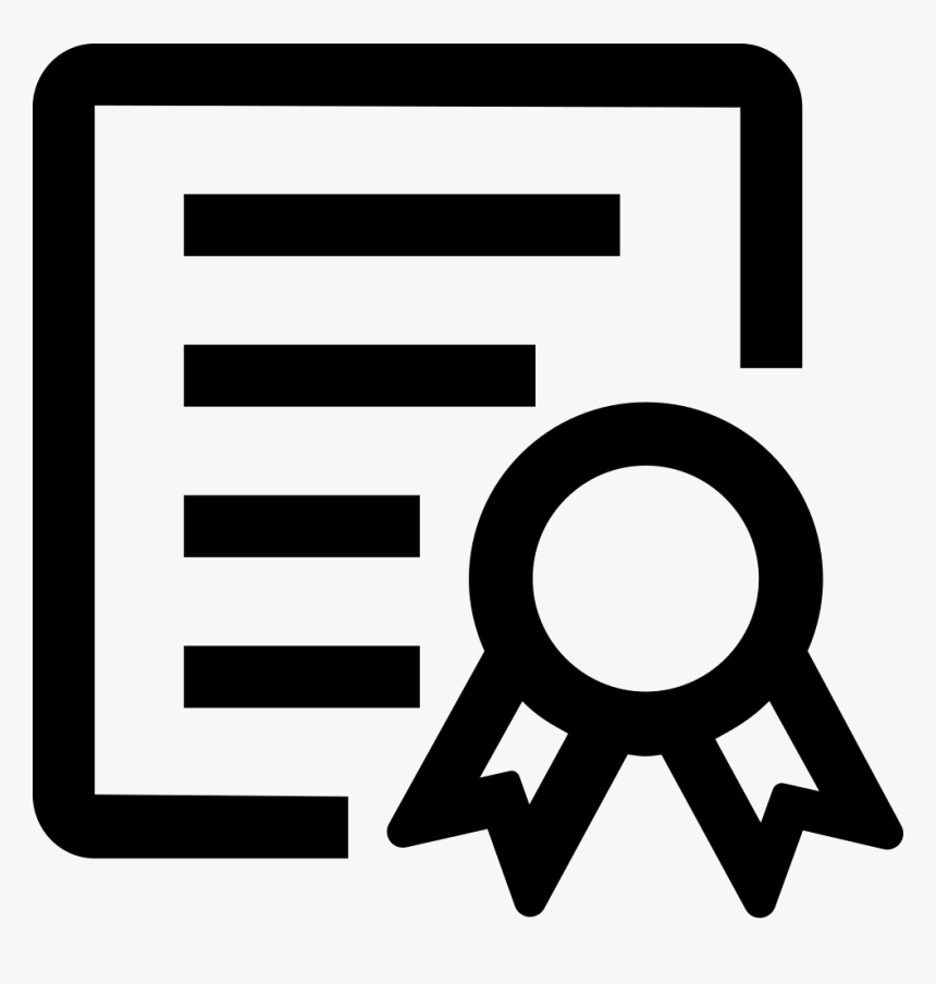 Certificate Icon Png, Transparent Png, Free Download