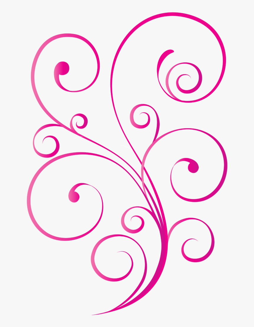 Pink Swirls Png, Transparent Png, Free Download