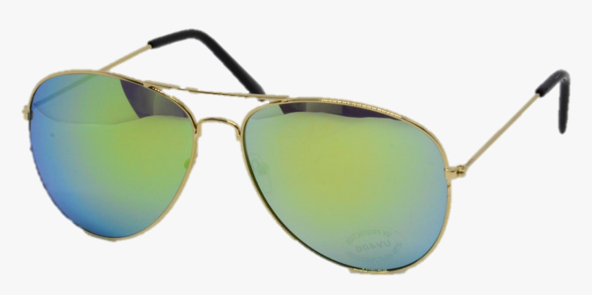 Large Aviator Gold, Gold Mirror Lens, HD Png Download, Free Download
