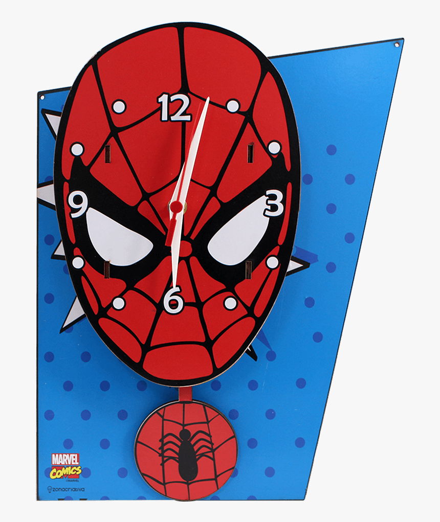 Relógio Pêndulo Homem Aranha Marvel, HD Png Download, Free Download