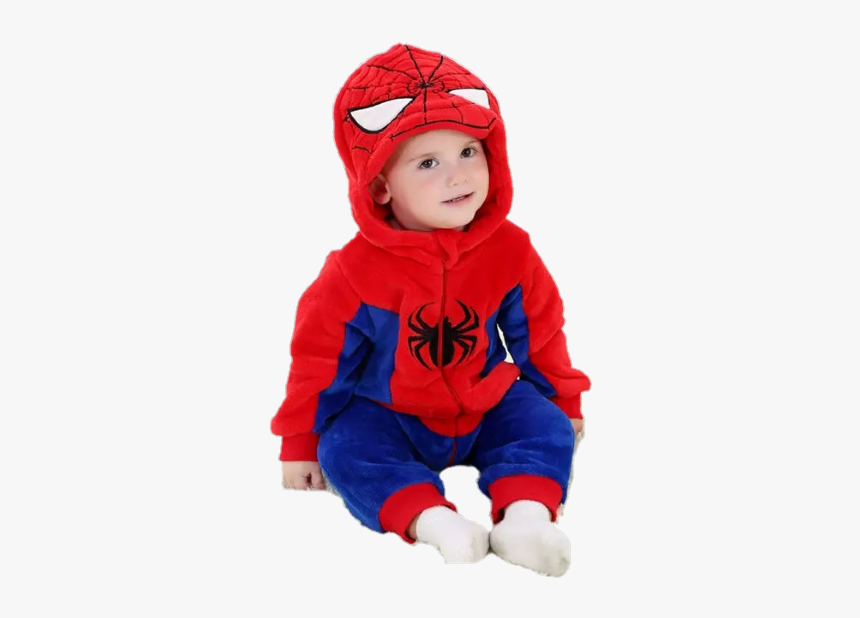 Fantasia Homem Aranha Bebê Infantil Pijama, HD Png Download, Free Download