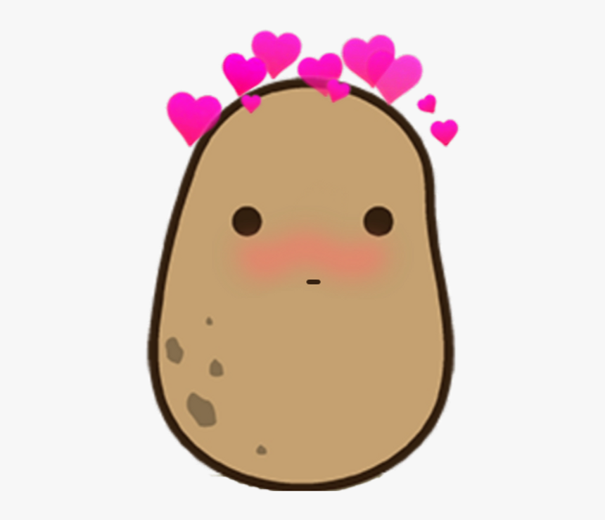 Blushing Blush Hearts Potatokaw, HD Png Download, Free Download