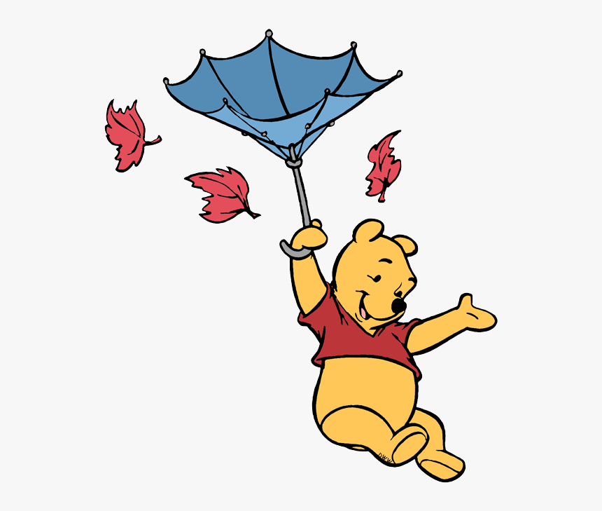 Winnie The Pooh Fall Clip Art Cliparts, HD Png Download, Free Download