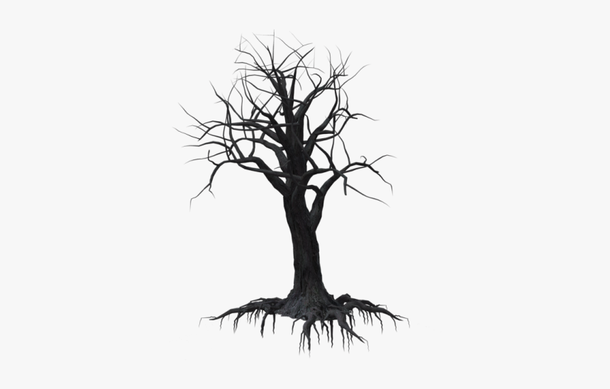 Dead Tree Silhouette Png, Transparent Png, Free Download