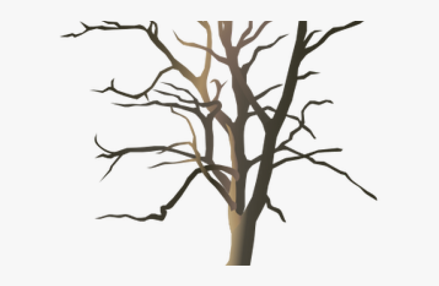 Dead Tree Silhouette Png, Transparent Png, Free Download