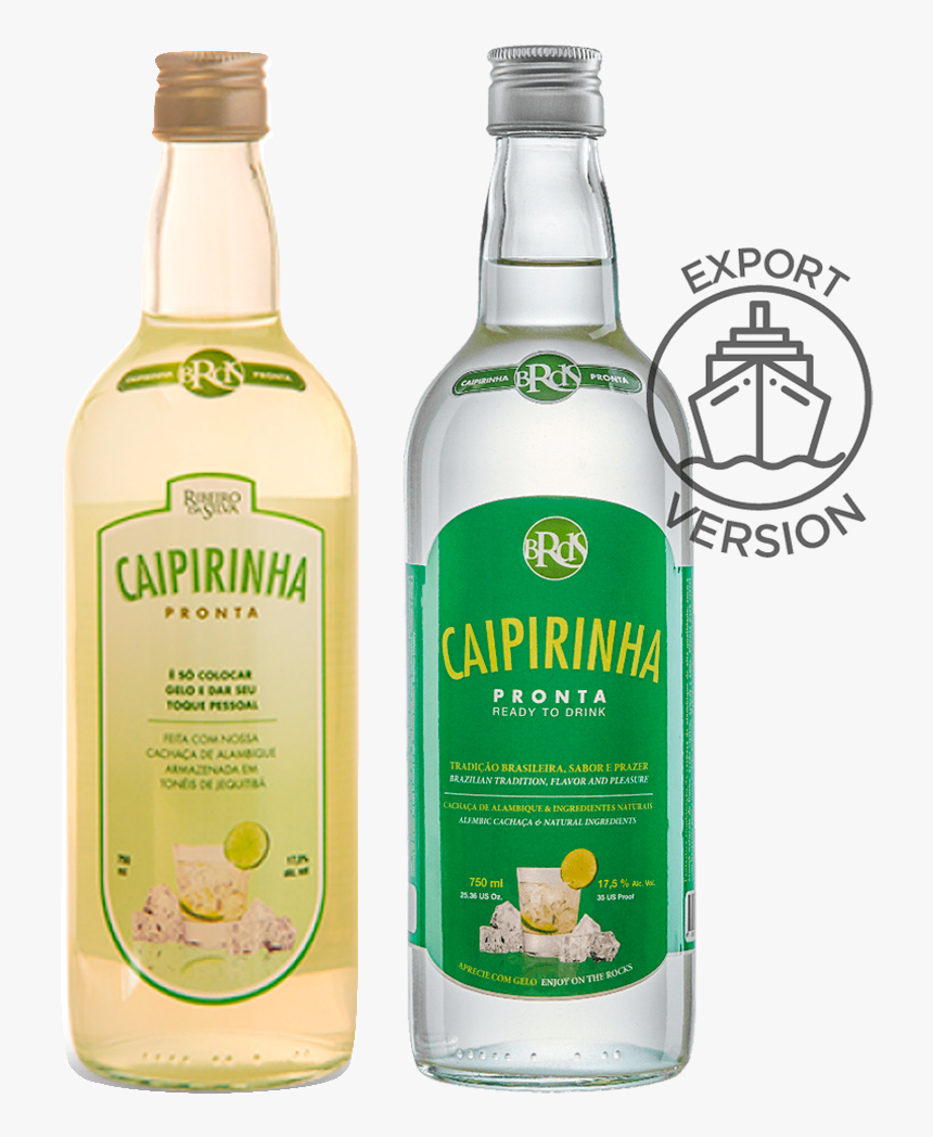 Caipirinha Ribeiro Da Silva Ready To Drink On The Rocks, HD Png Download, Free Download