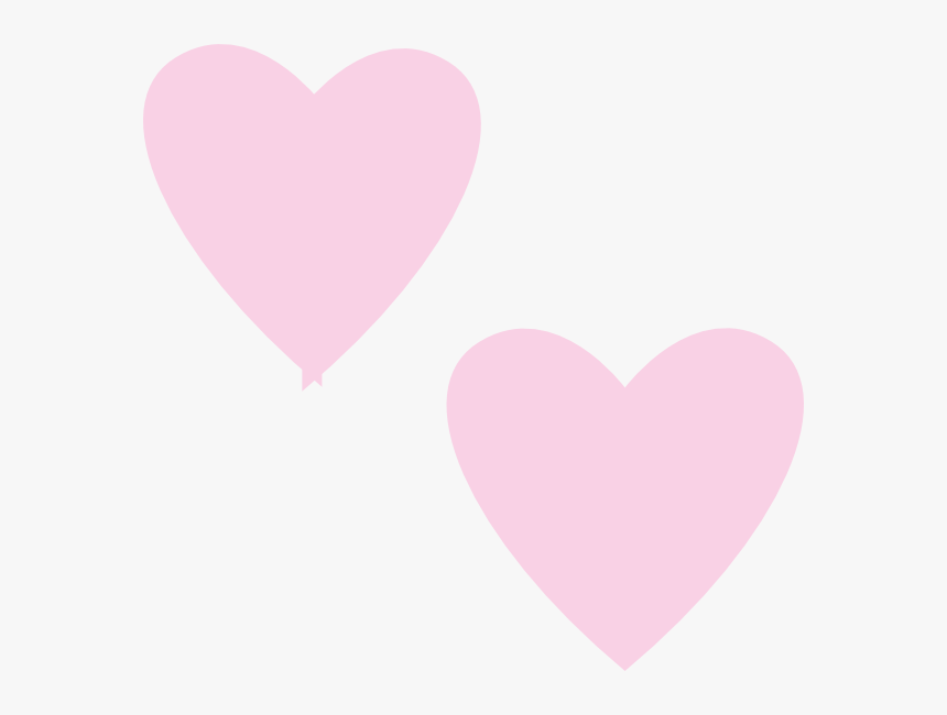 Light Pink Double Hearts Clip Art At Vector Clip Art, HD Png Download, Free Download