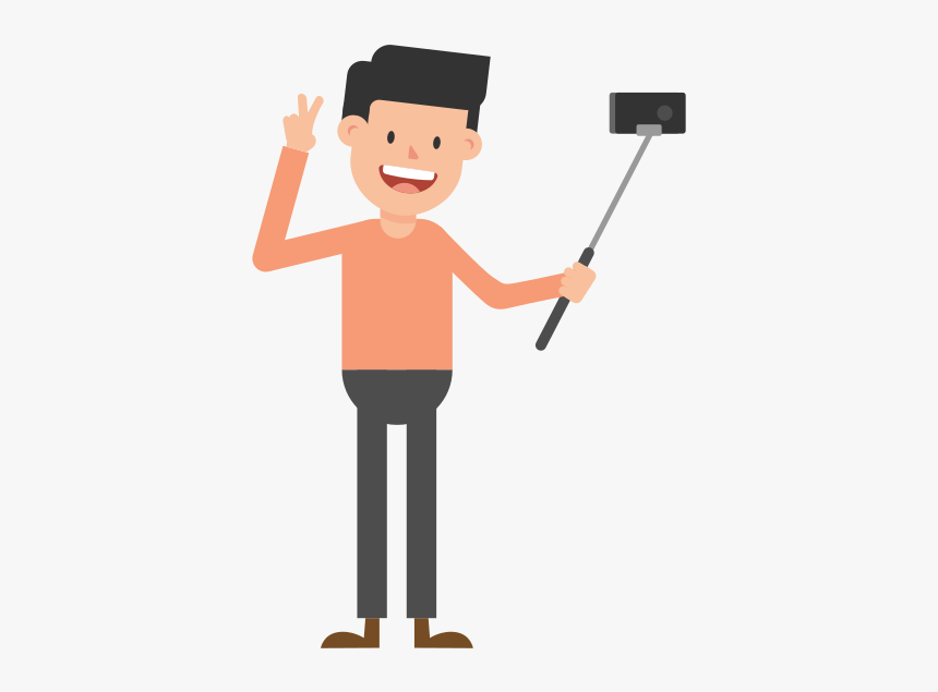 Selfie Stick Png, Transparent Png, Free Download