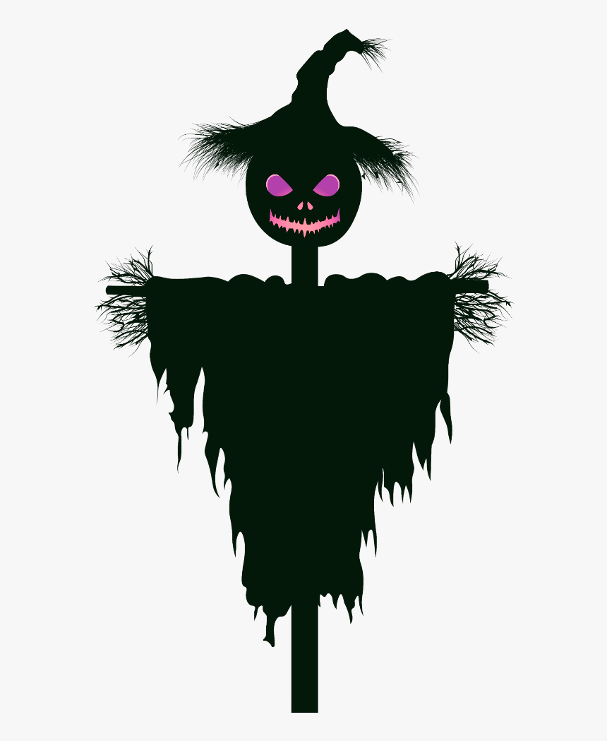 #mq #black #scarecrow #pumpkin #head #halloween, HD Png Download, Free Download