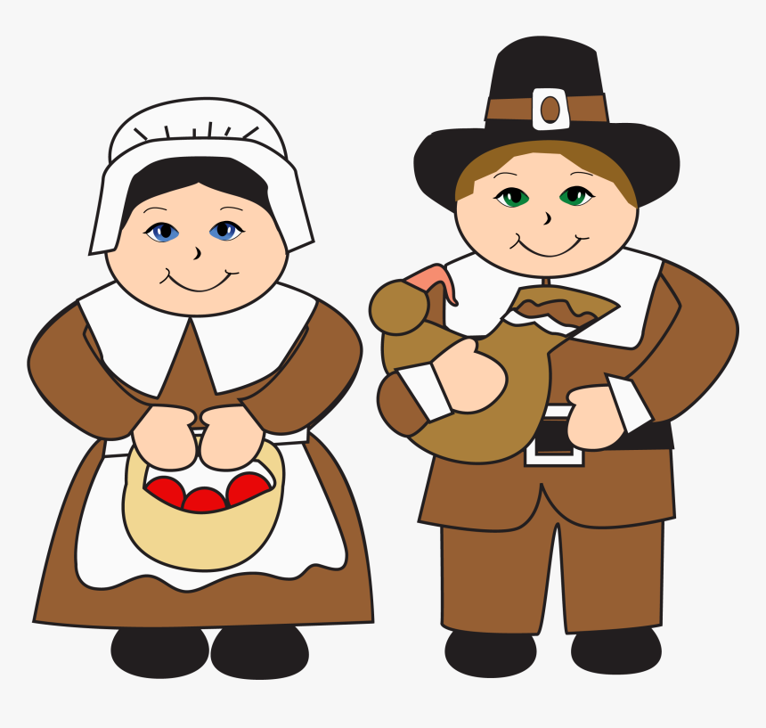 Pilgrims Cliparts Png Transparent Background, Png Download - kindpng