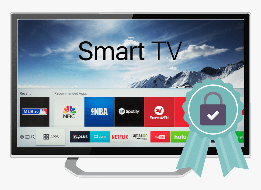 Smart Tv With Ribbon, HD Png Download, Free Download