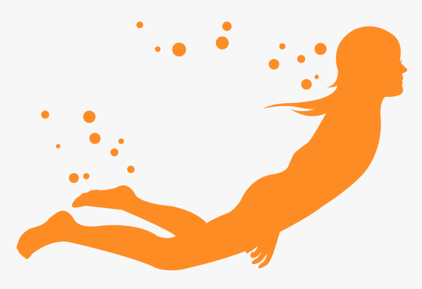 Swimming Silhouette Png, Transparent Png, Free Download