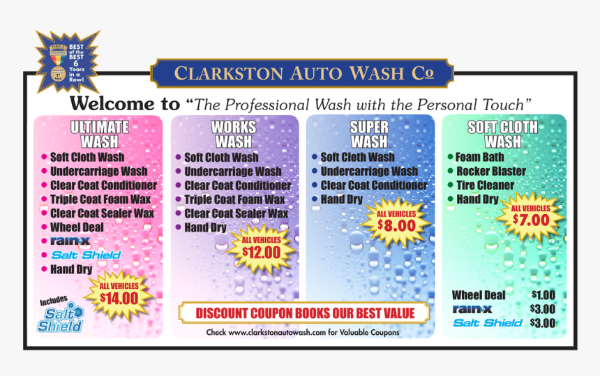 Clarkston Auto Wash Best Services In Clarkston, Michigan, HD Png Download, Free Download