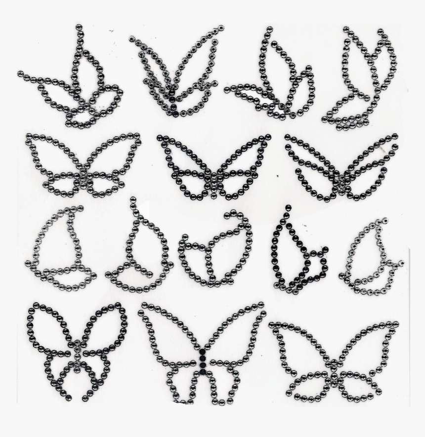 Butterfly Outline Png, Transparent Png, Free Download