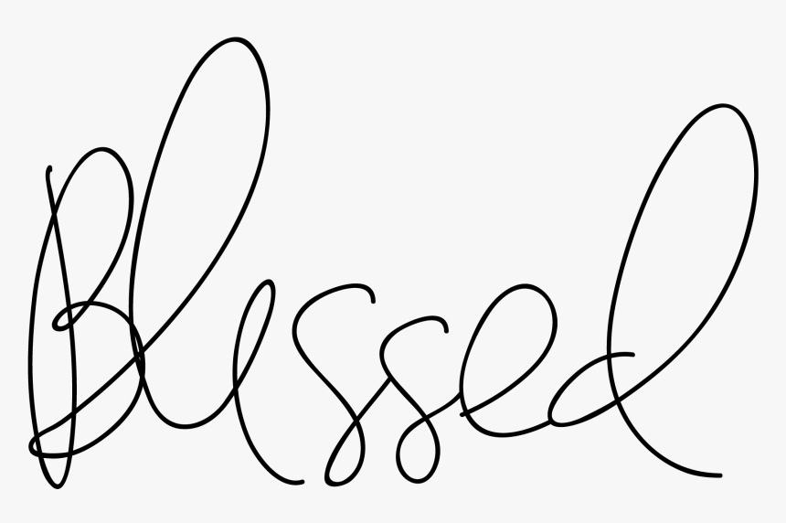 Download Karla"s “blessed” Digital Brush In, HD Png Download, Free Download